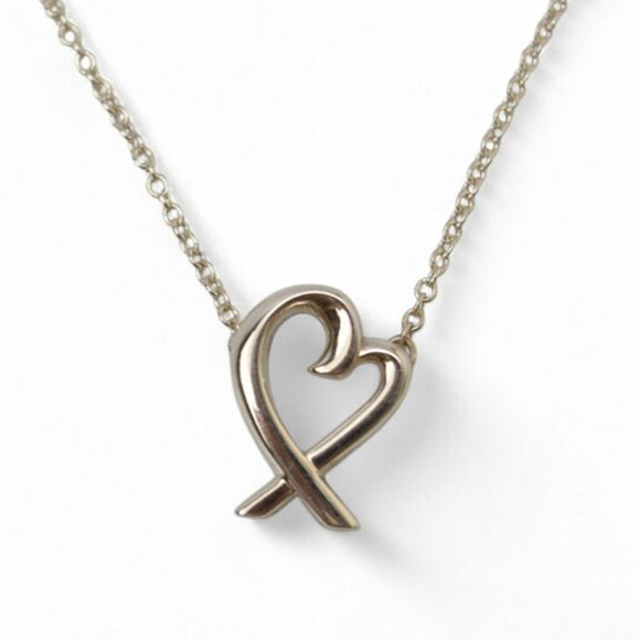 Tiffany & Co. Paloma Picasso Loving Heart Pendant in Sterling Silver (SV925)